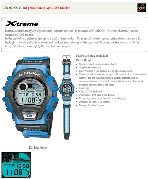 casio g-shock dw-004xs-2t 1