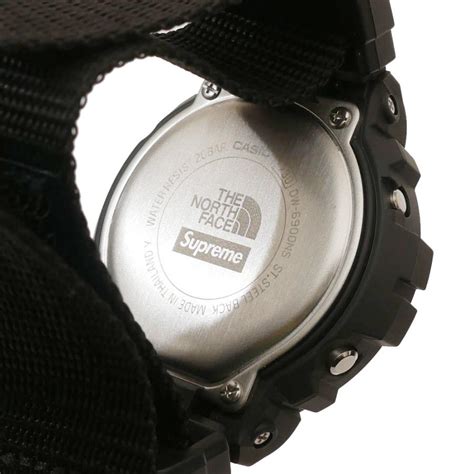 casio g-shock dw-6900-north-face-supreme-black 4