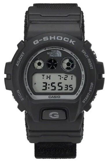 casio g-shock dw-6900-north-face-supreme-black