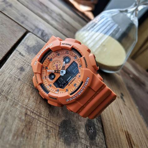 casio g-shock ga-100rs-4a 4