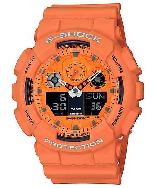 casio g-shock ga-100rs-4a