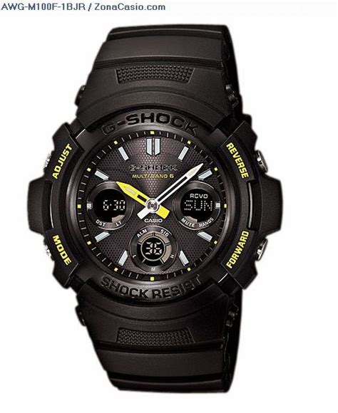 casio g-shock awg-m100f-1b 1