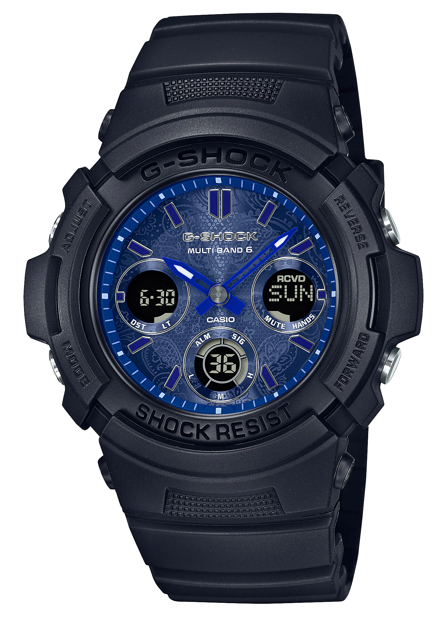 casio g-shock awg-m100sbp-1a