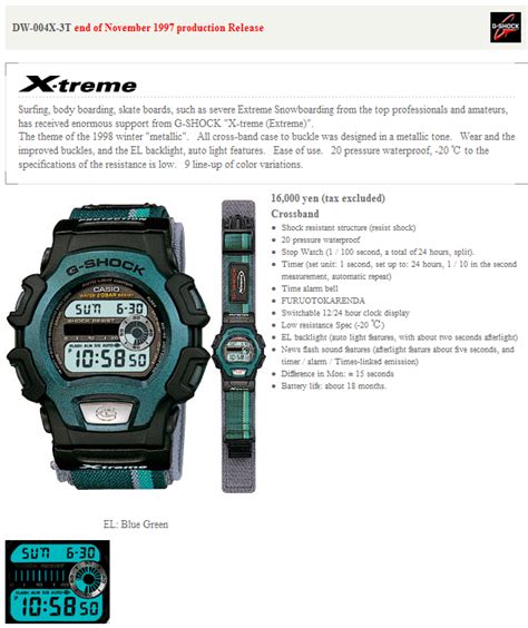 casio g-shock dw-004x-3t 1