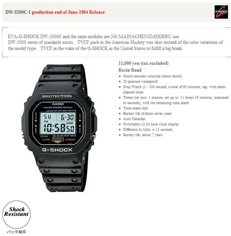 casio g-shock dw-5200c-1 1