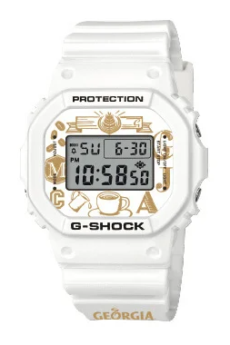 casio g-shock dw-5600-georgia-white