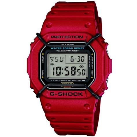 casio g-shock dw-5600-glay-red 4