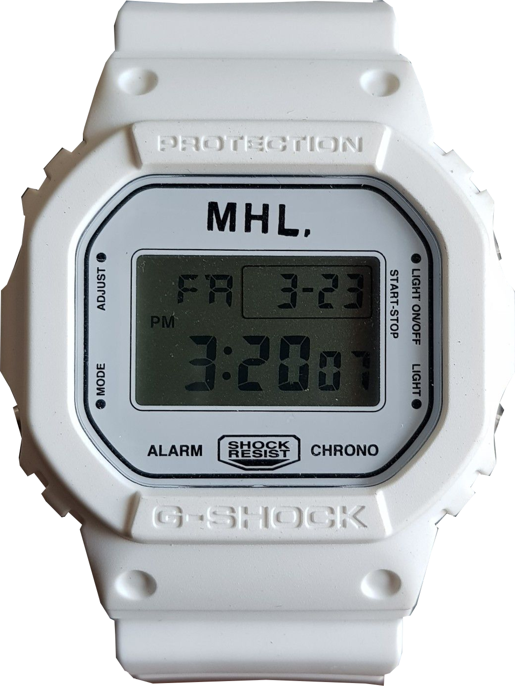 casio g-shock dw-5600-margaret-howell-white