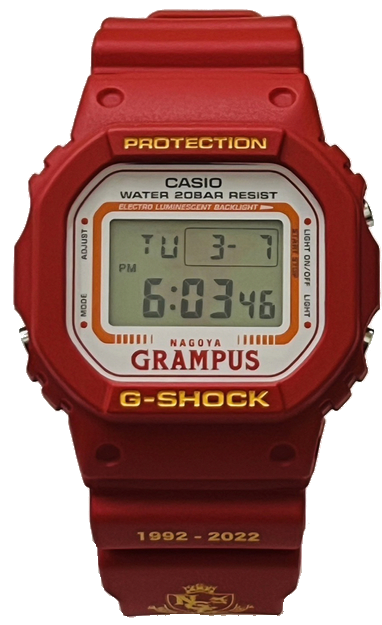 casio g-shock dw-5600-nagoya-grampus