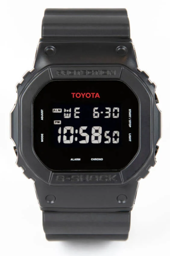 casio g-shock dw-5600-toyota