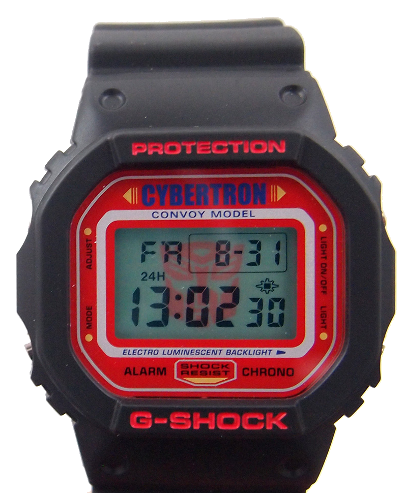 casio g-shock dw-5600-transformer-convoy