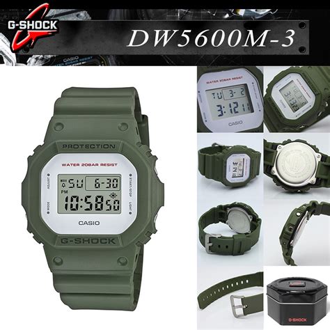 casio g-shock dw-5600m-3 4