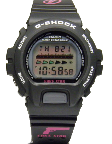 casio g-shock dw-6600-kuroyume-fake-stars