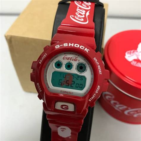 casio g-shock dw-6900-bape-coca-cola 1