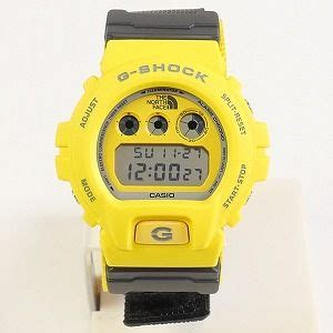 casio g-shock dw-6900-north-face-supreme-yellow 1