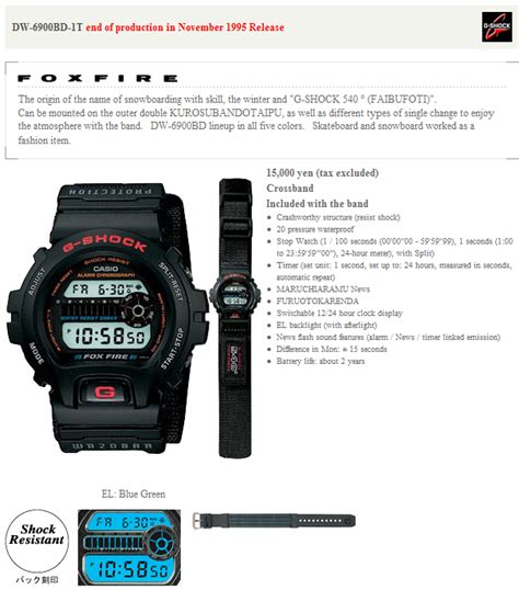 casio g-shock dw-6900bd-1t 2