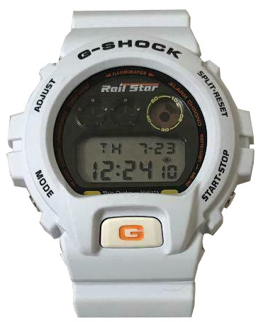 casio g-shock dw-6900vt-rail-star-shinkansen