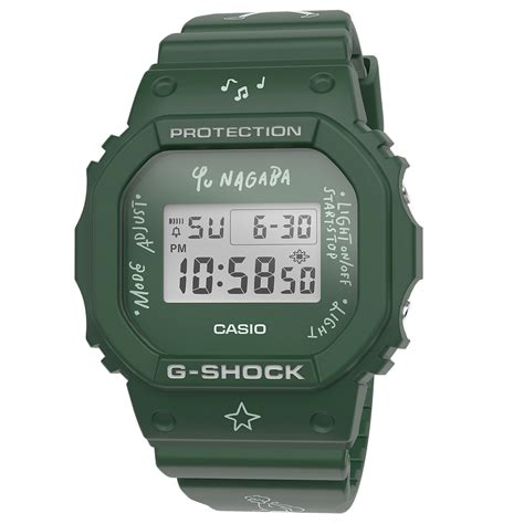 casio g-shock dwe-5610yu-green 2