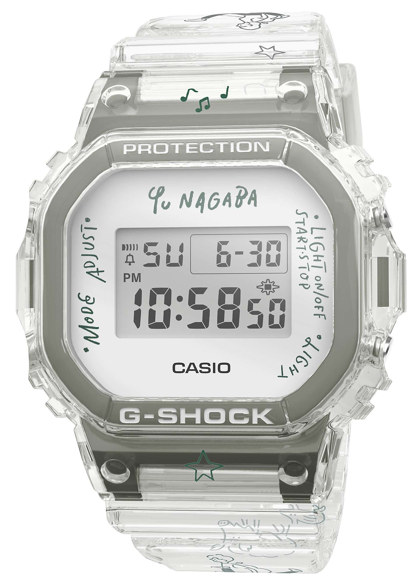 casio g-shock dwe-5610yu-skeleton-white