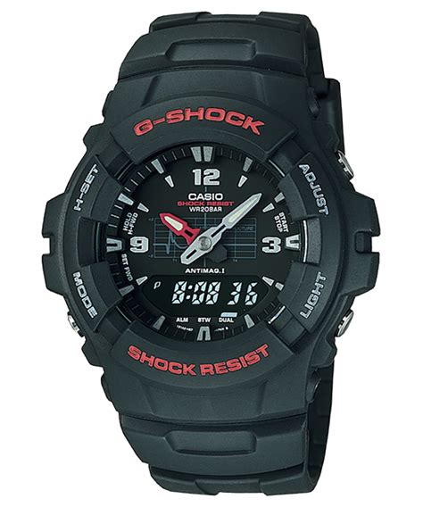 casio g-shock g-100-1bm 1