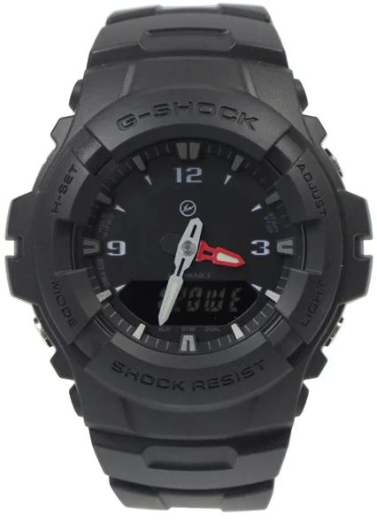 casio g-shock g-100-1bm-pool-aoyama-black