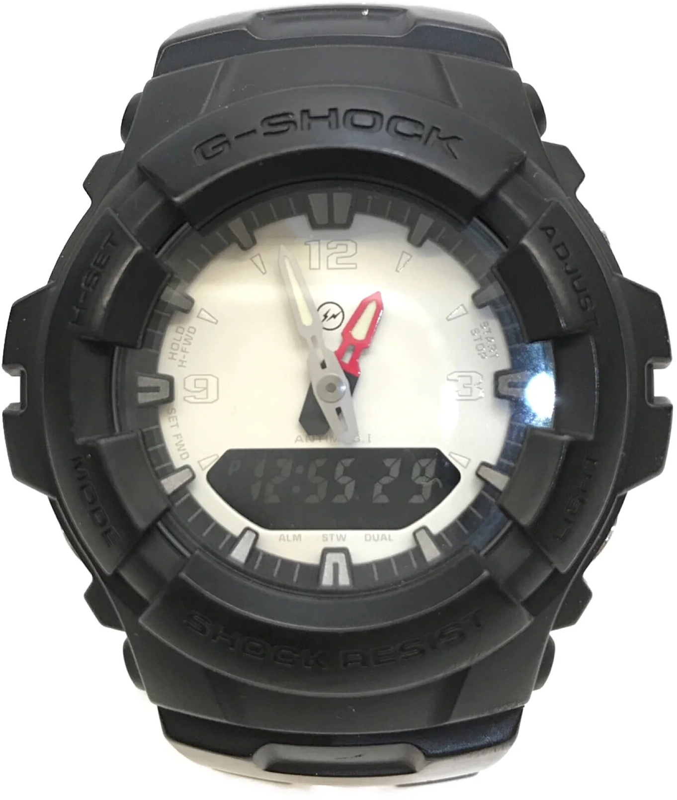 casio g-shock g-100-1bm-pool-aoyama-white