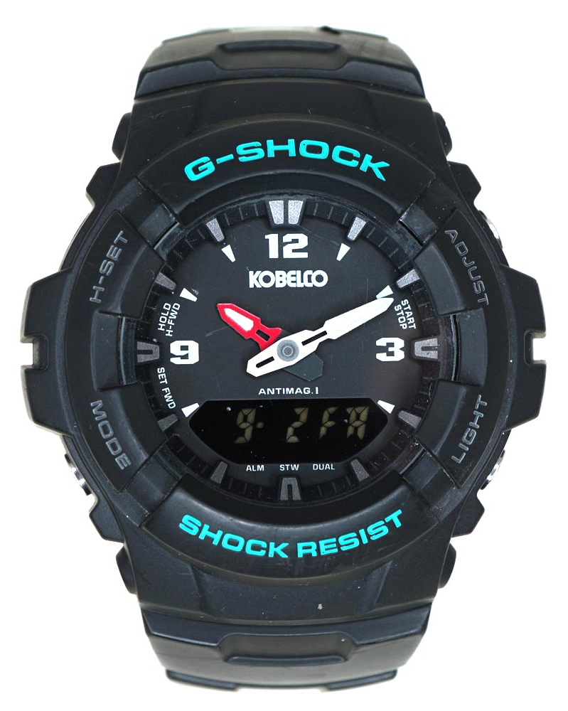 casio g-shock g-100-kobelco