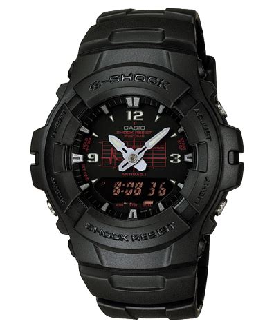 casio g-shock g-100bk-1em 1