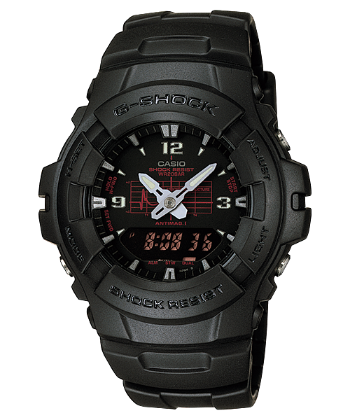 casio g-shock g-100bk-1em