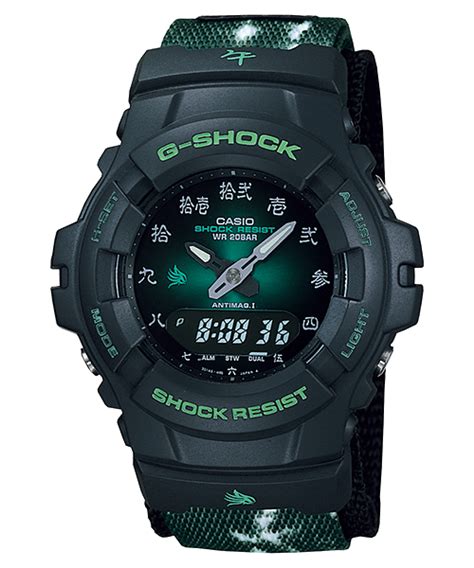 casio g-shock g-100bt-3e1 1