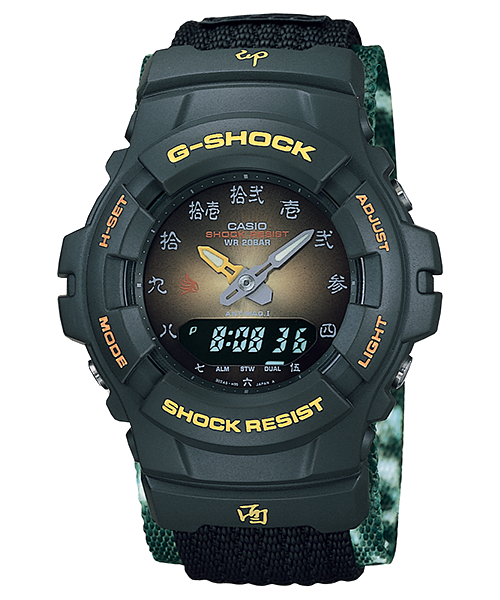 casio g-shock g-100bt-3e2