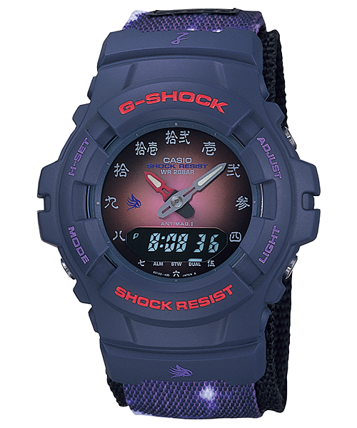 casio g-shock g-100bt-6e1