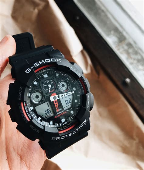 casio g-shock ga-100-1a4 4