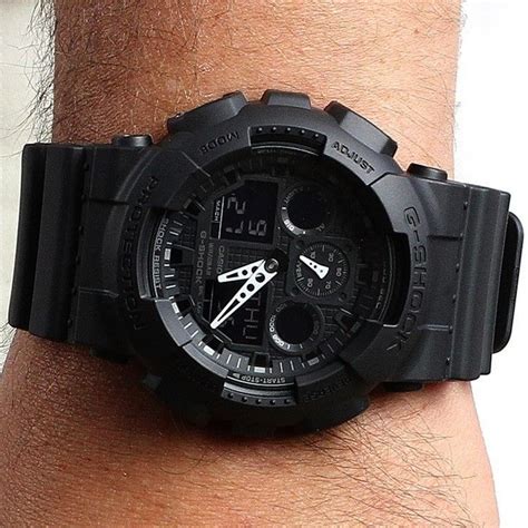 casio g-shock ga-100-istanbul-black 1