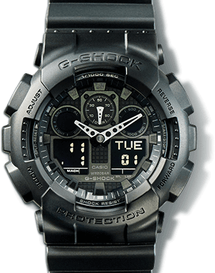 casio g-shock ga-100-uob-black