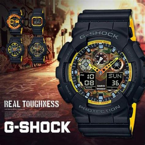 casio g-shock ga-100by-1a 1