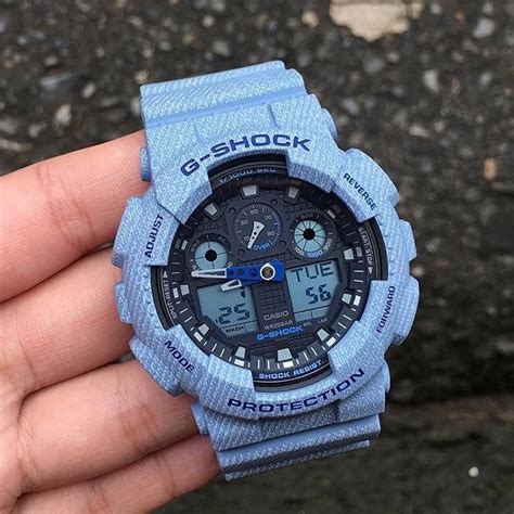 casio g-shock ga-100de-2a 1