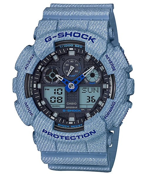 casio g-shock ga-100de-2a