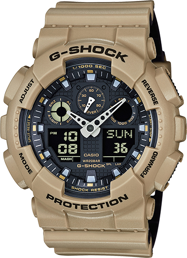 casio g-shock ga-100l-8a