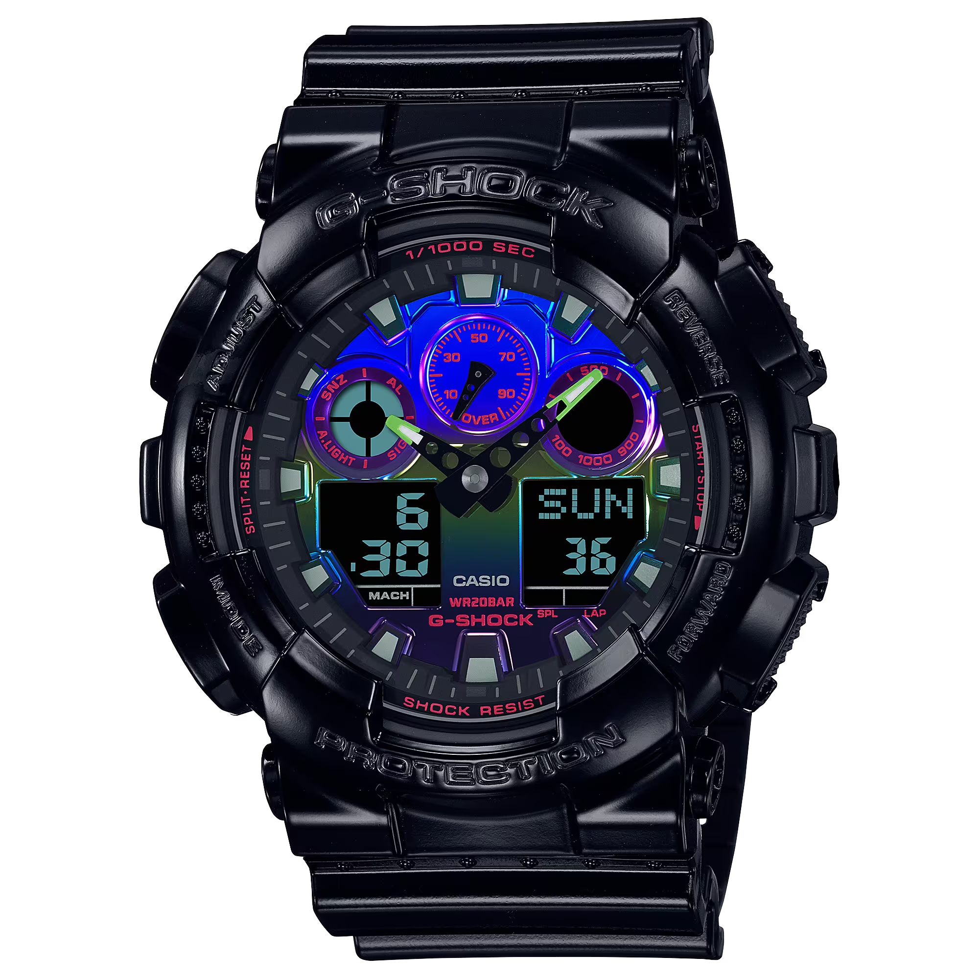 casio g-shock ga-100rgb-1a