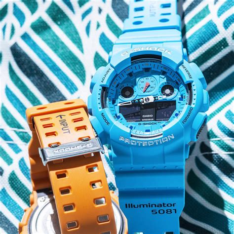 casio g-shock ga-100rs-2a 1