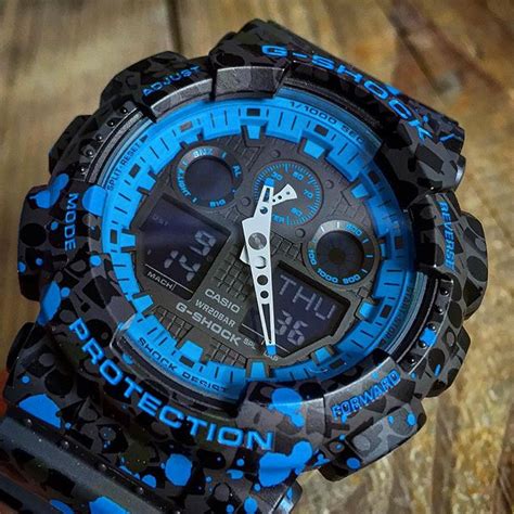 casio g-shock ga-100st-2a 4