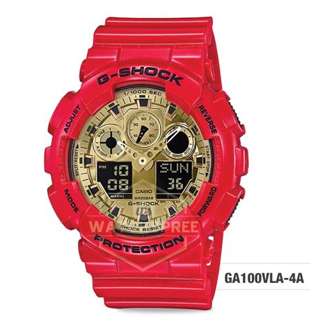 casio g-shock ga-100vla-4a 1