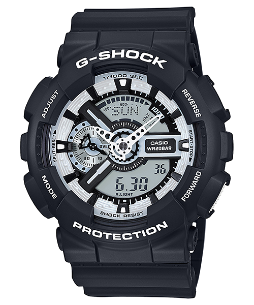 casio g-shock ga-110bw-1a