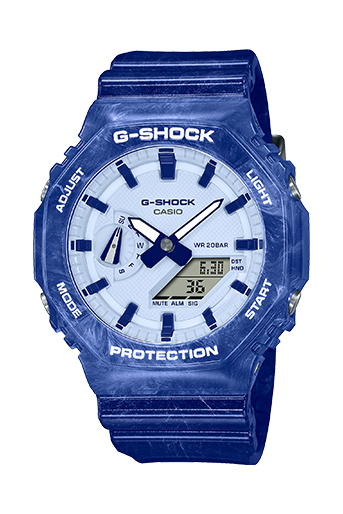 casio g-shock ga-2100bwp-2a