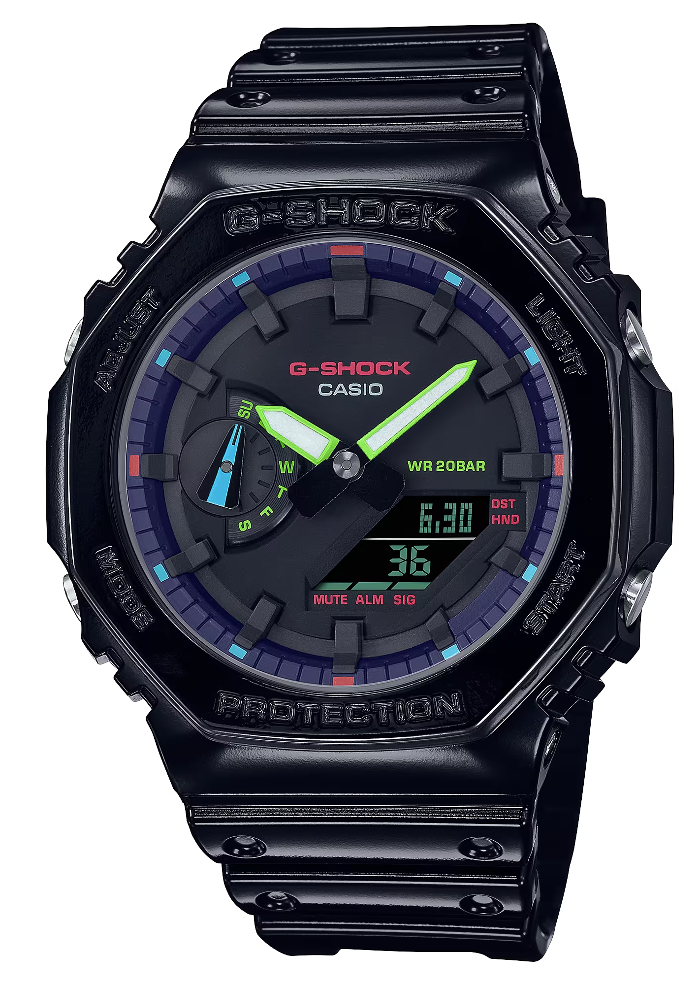 casio g-shock ga-2100rgb-1a