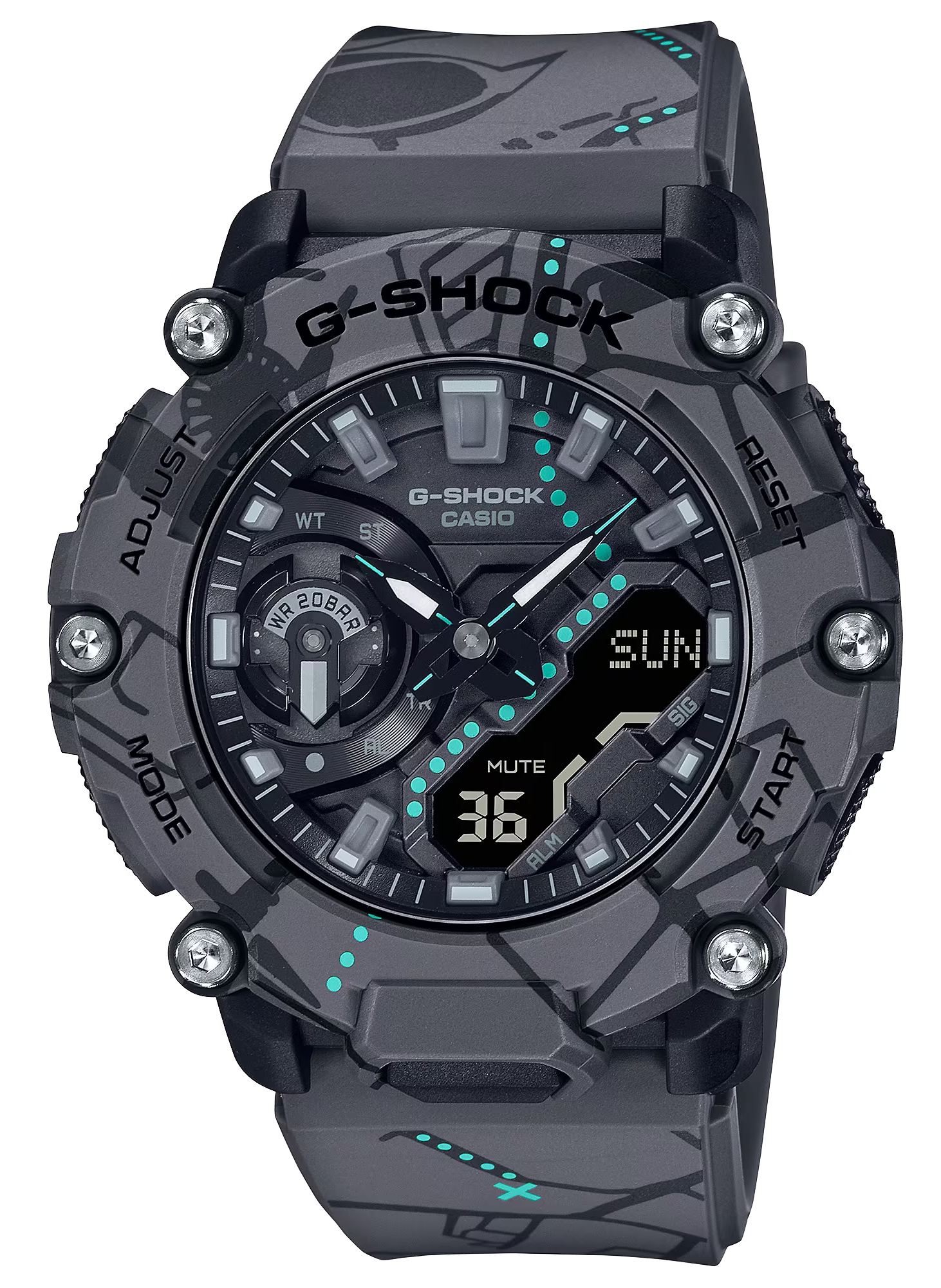 casio g-shock ga-2200sby-8a