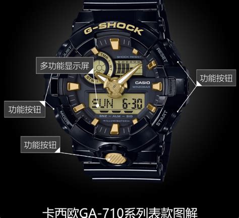 casio g-shock ga-710gbx-1a9 2