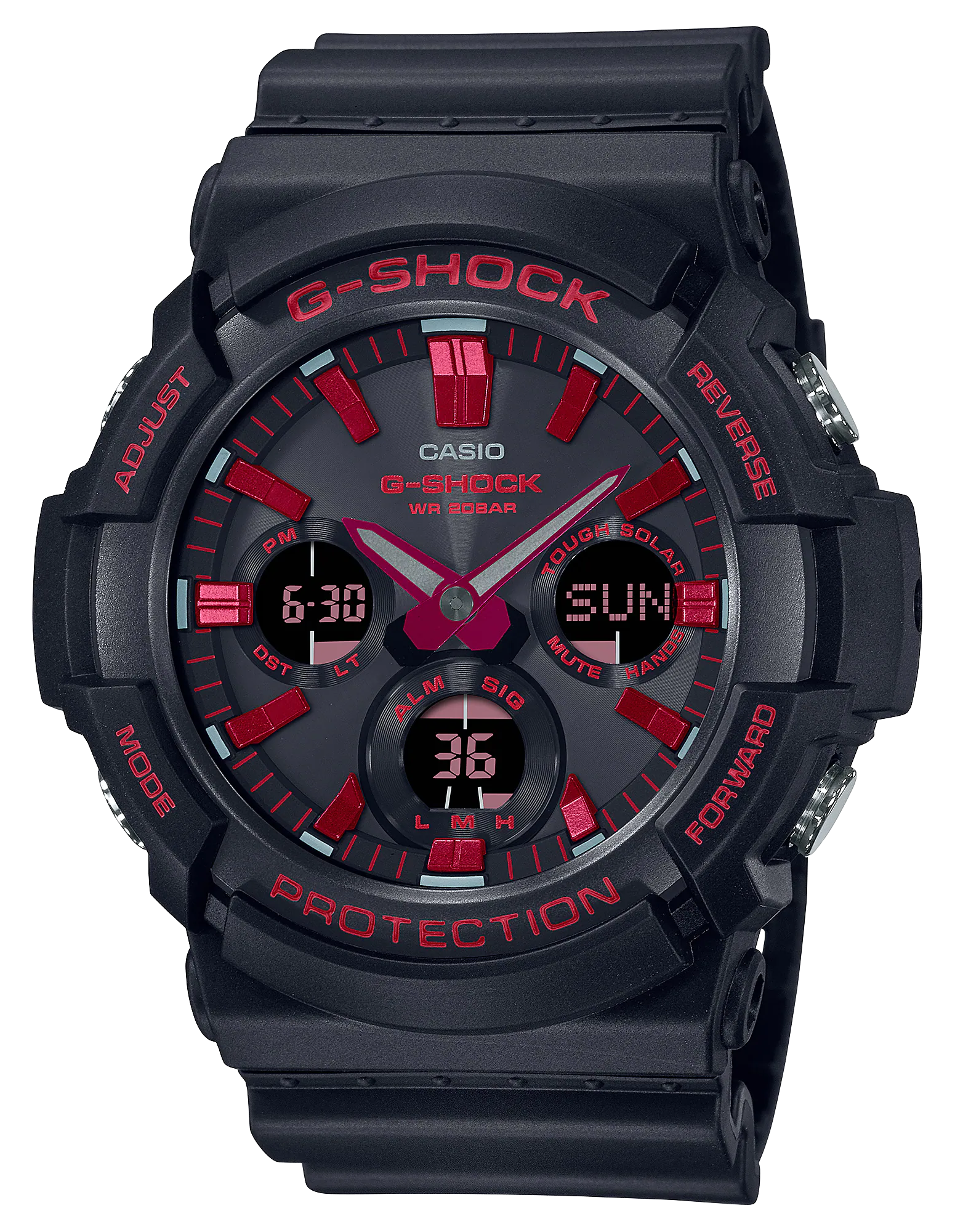 casio g-shock gas-100bnr-1a