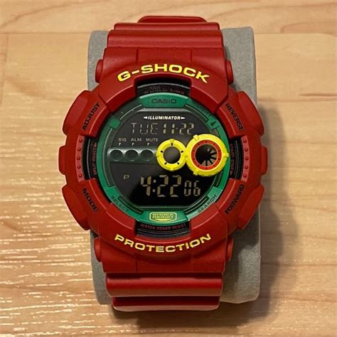 casio g-shock gd-100rf-4 1